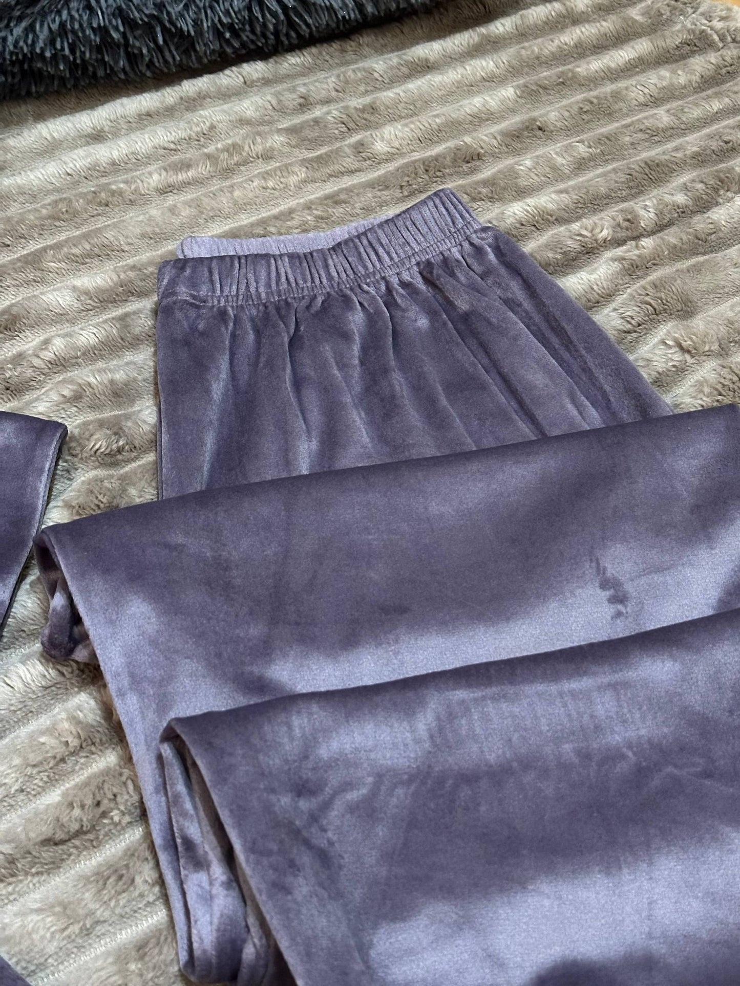 Velour Pajama Set — Cozy Homewear