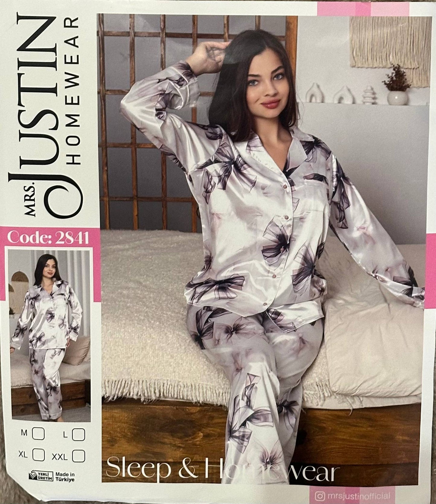 Women's Satin Pajama Set