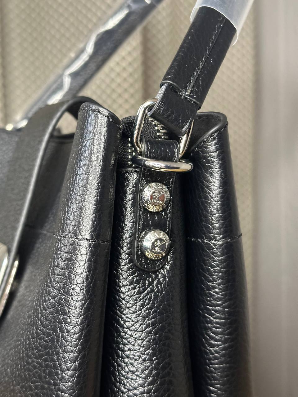 Leather bag KARYA black