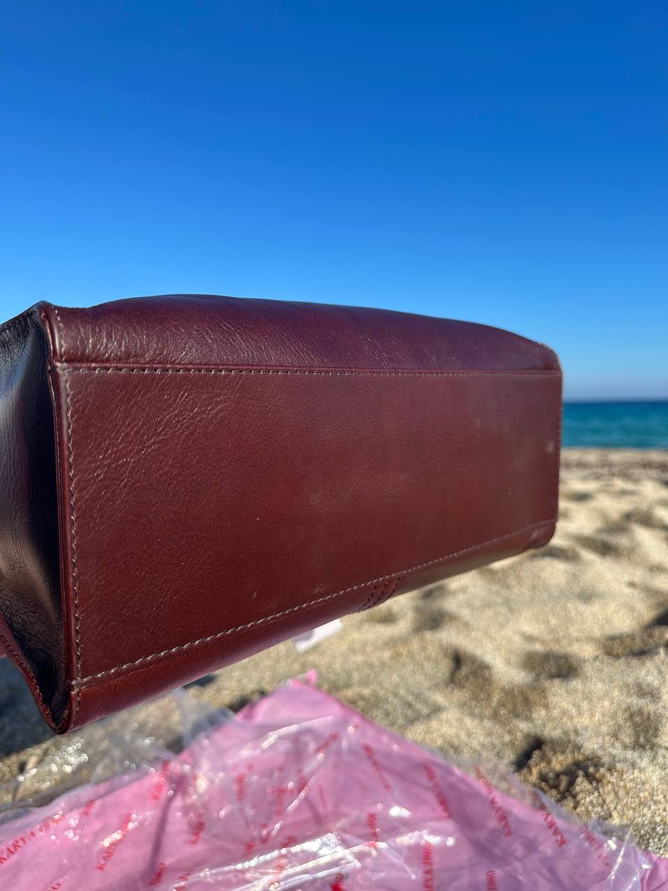 leather bag KARYA chocolate