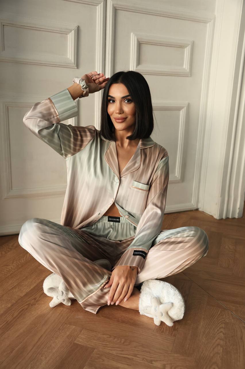 Satin Pajama Set for Women