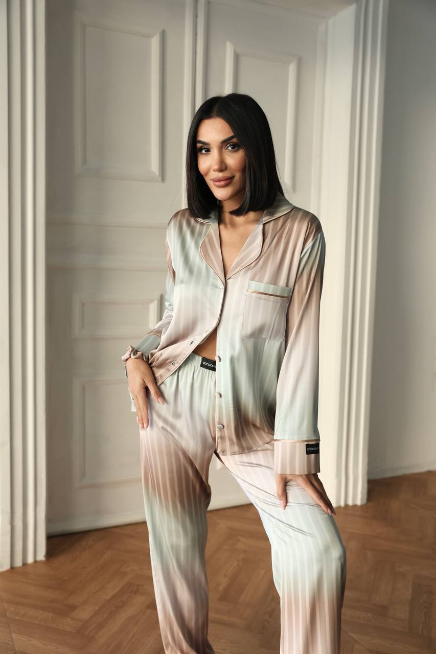 Satin Pajama Set for Women