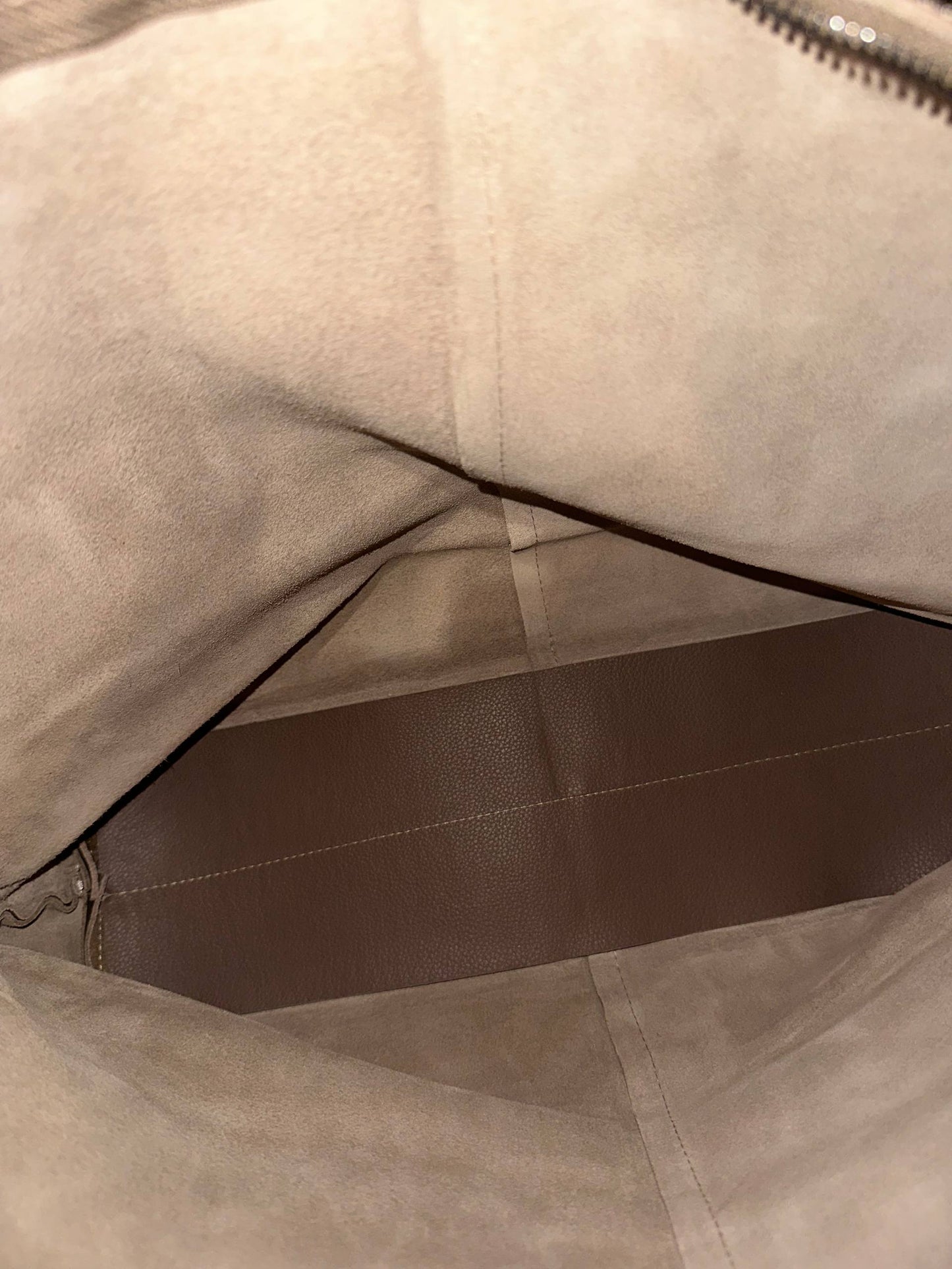 Large Genuine Leather Shopper Bag